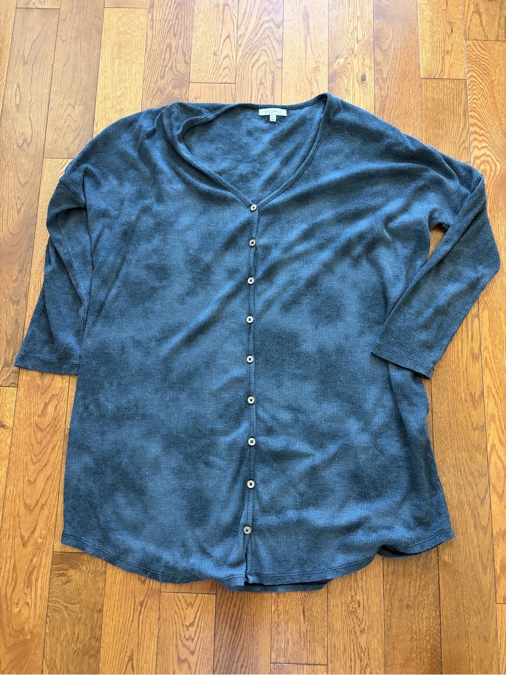 Z Supply Button-Front V-Neck Tunic/dress